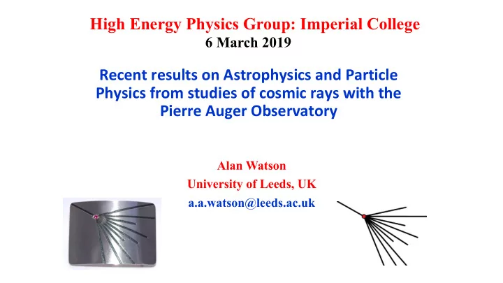 alan watson university of leeds uk a a watson leeds ac uk