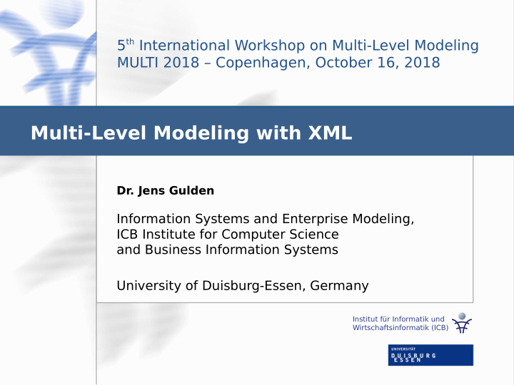 multi level modeling with xml