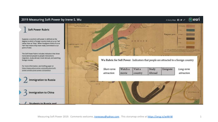 measuring soft power 2019 comments welcome ireneswu yahoo