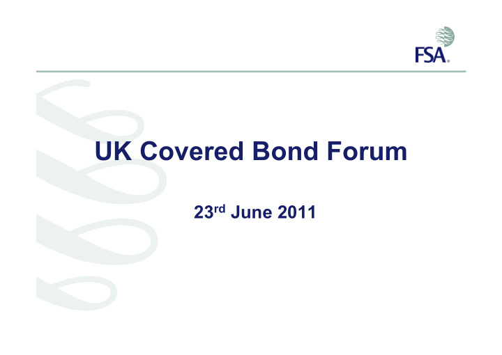 uk covered bond forum