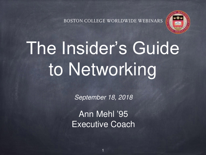 the insider s guide