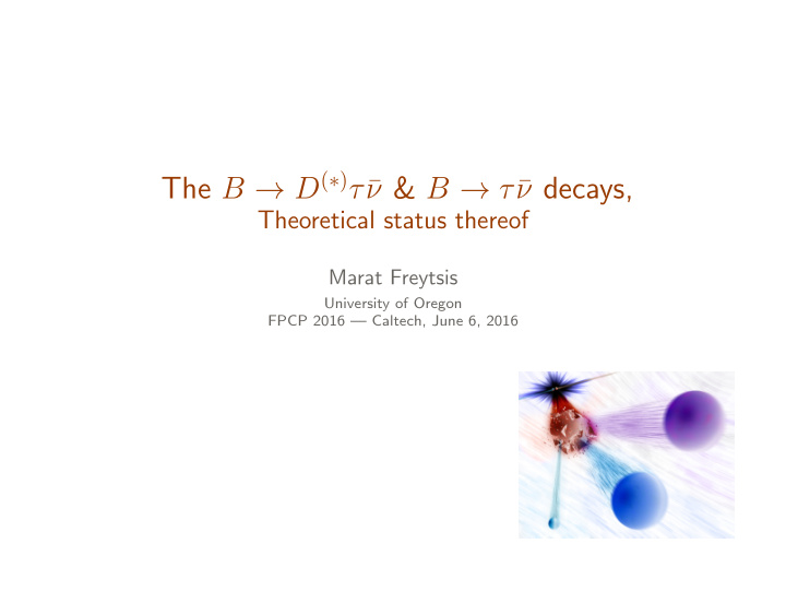 the b d b decays