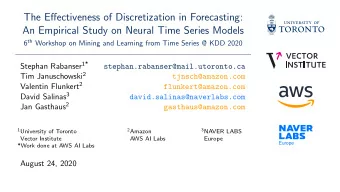 The Effectiveness of Discretization in Forecasting:  An Empirical Study on Neural Time Series