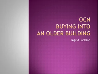 Ingrid Jackson  Location, location, location  Price  Room size / ceiling heights