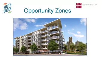 Opportunity Zones  Welcome to South Ogden City and thanks for taking an interest in learning  about