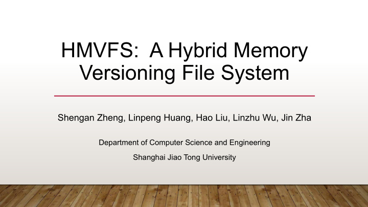 versioning file system