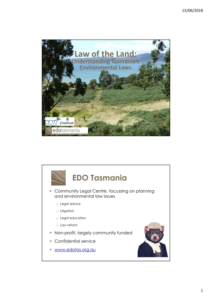 law of the land