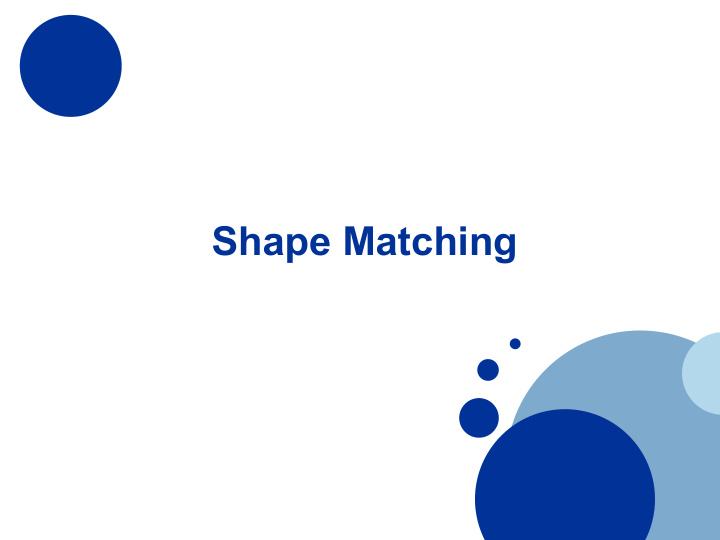 shape matching