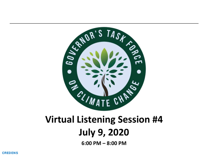 virtual listening session 4 july 9 2020