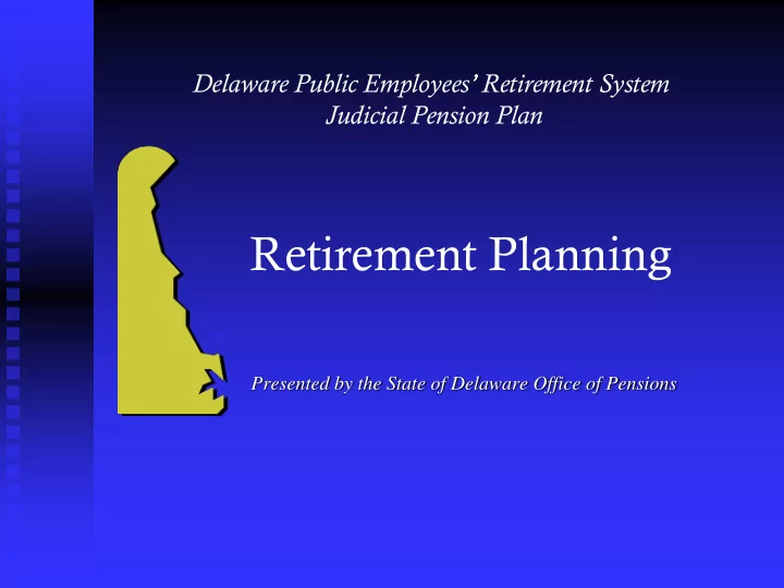retirement planning