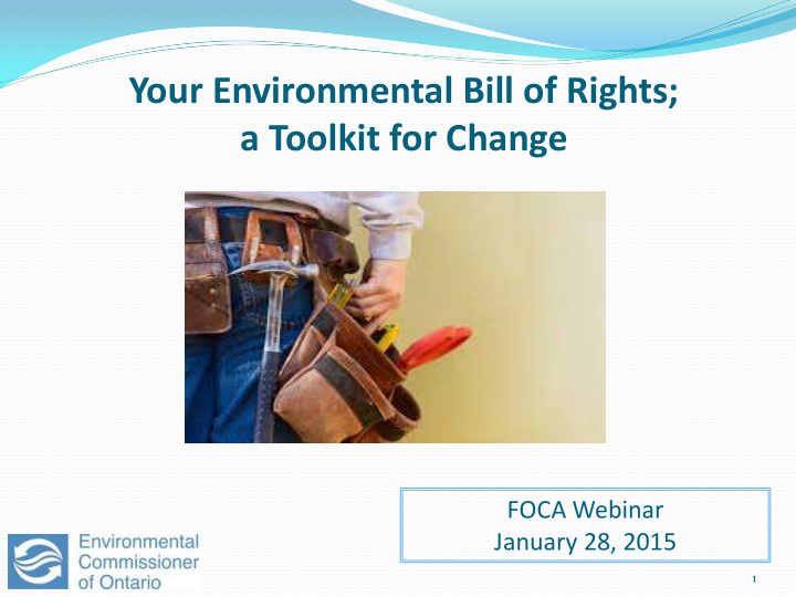 your environmental bill of rights a toolkit for change