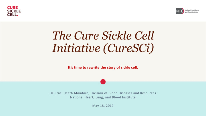 the cure sickle cell