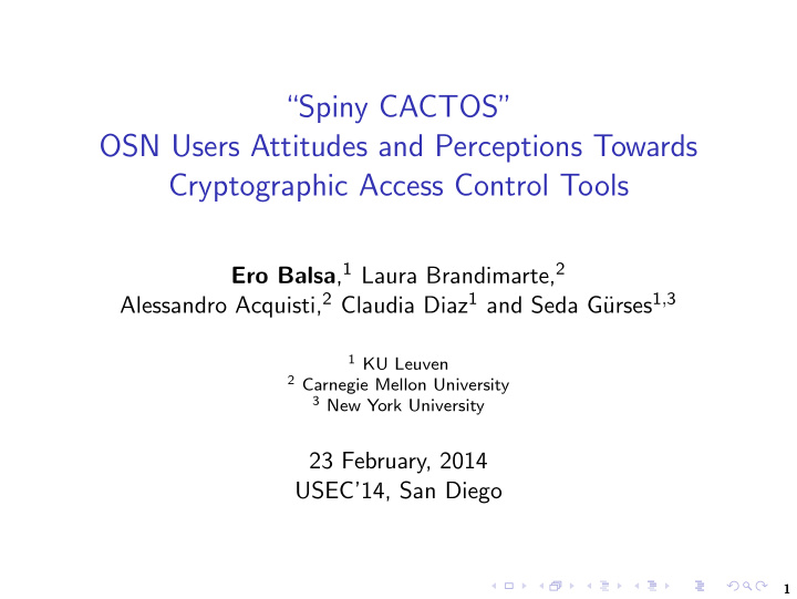 spiny cactos osn users attitudes and perceptions towards