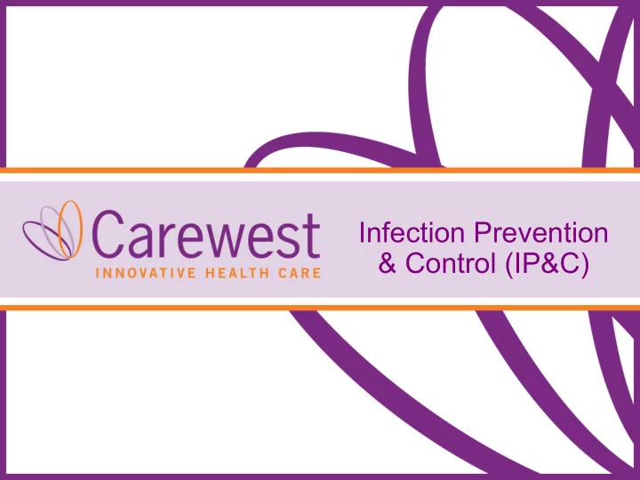 infection prevention amp control ip amp c infection