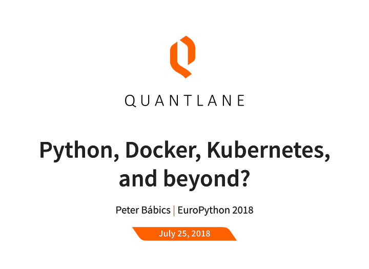 python docker kubernetes python docker kubernetes and