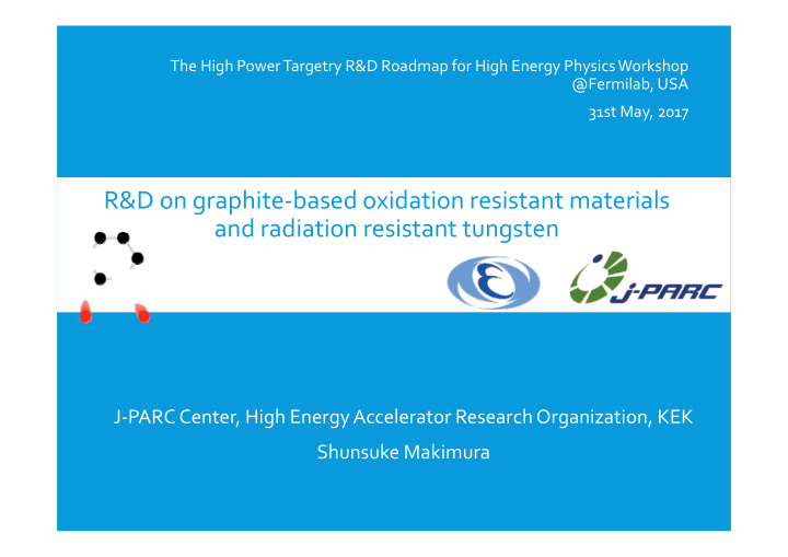 r d on graphite based oxidation resistant materials and