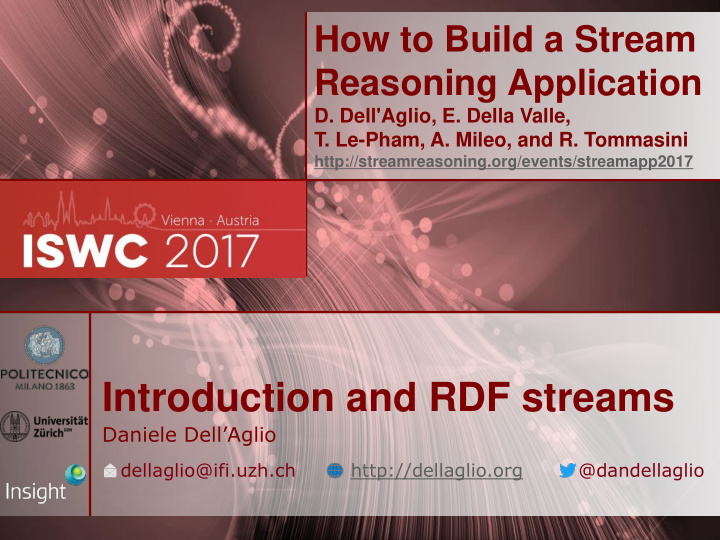 introduction and rdf streams