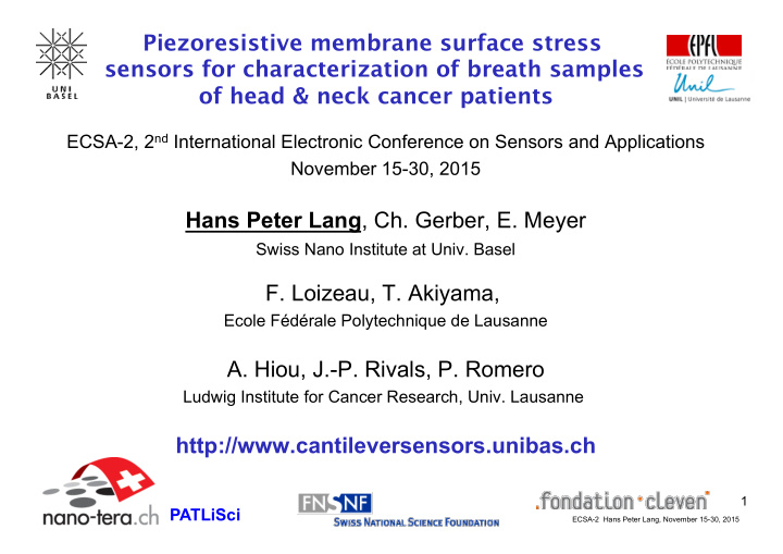 piezoresistive membrane surface stress sensors for