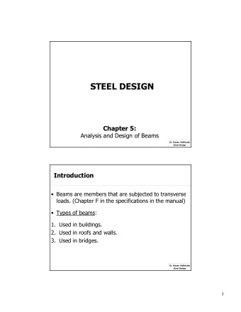 1. Used in buildings:  A. Joists: Closely spaced beams