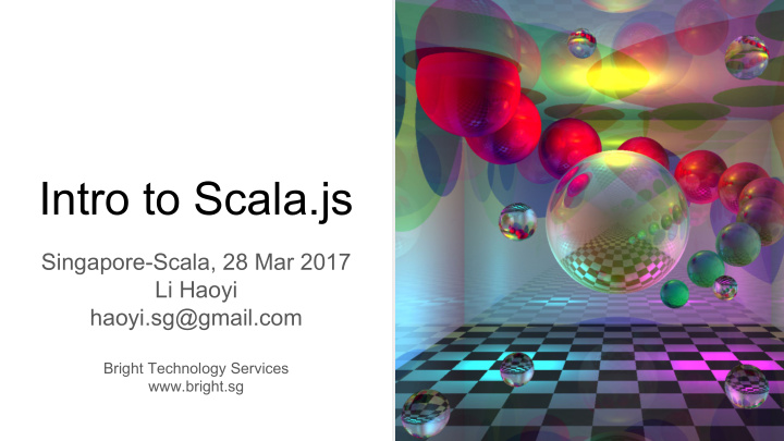 intro to scala js