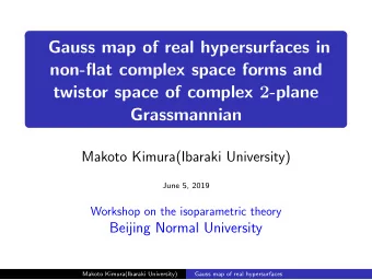 Gauss map of real hypersurfaces in  non-flat complex space forms and twistor space of complex 2