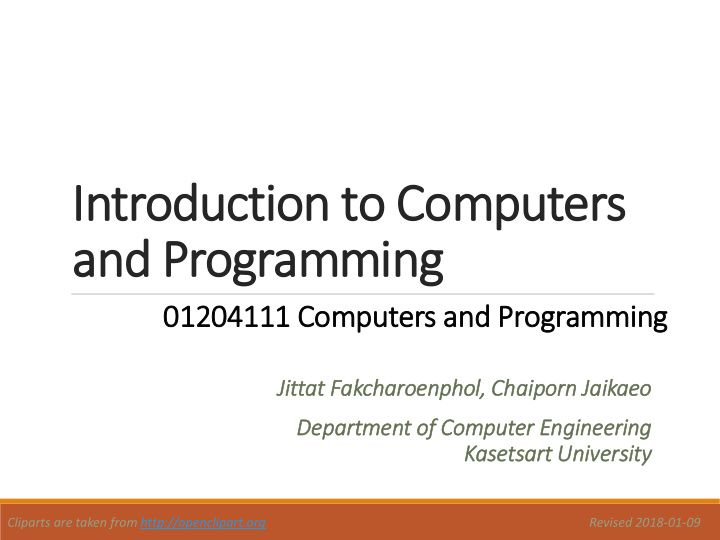 and programming