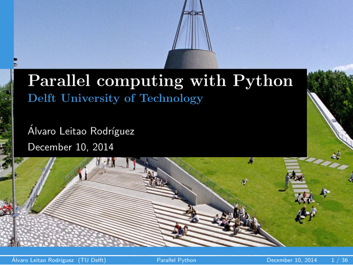 parallel computing with python