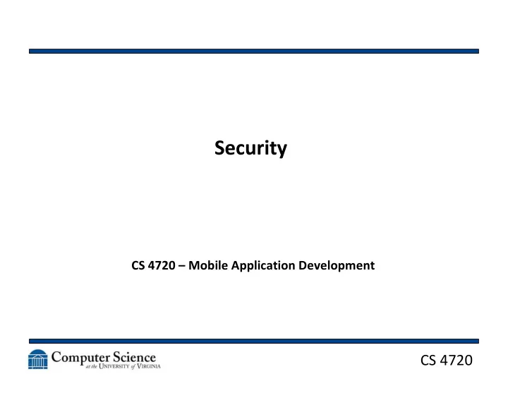 security
