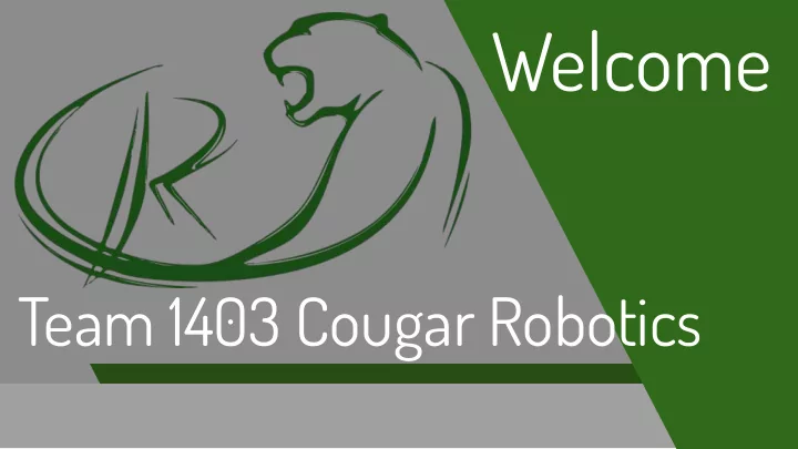 welcome