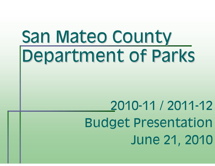 san mateo county san mateo county department of parks