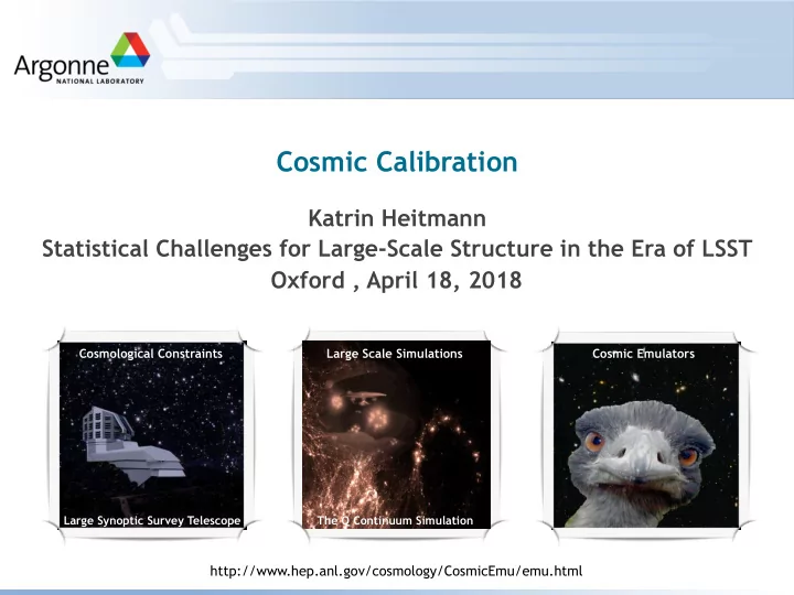 cosmic calibration