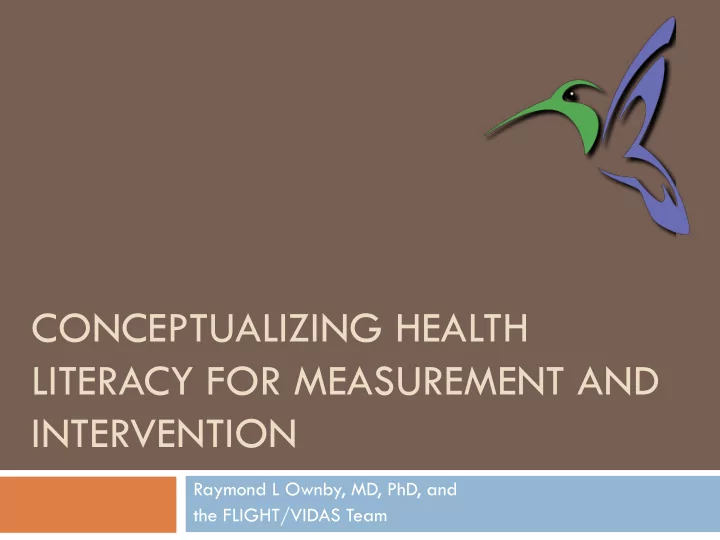 literacy for measurement and