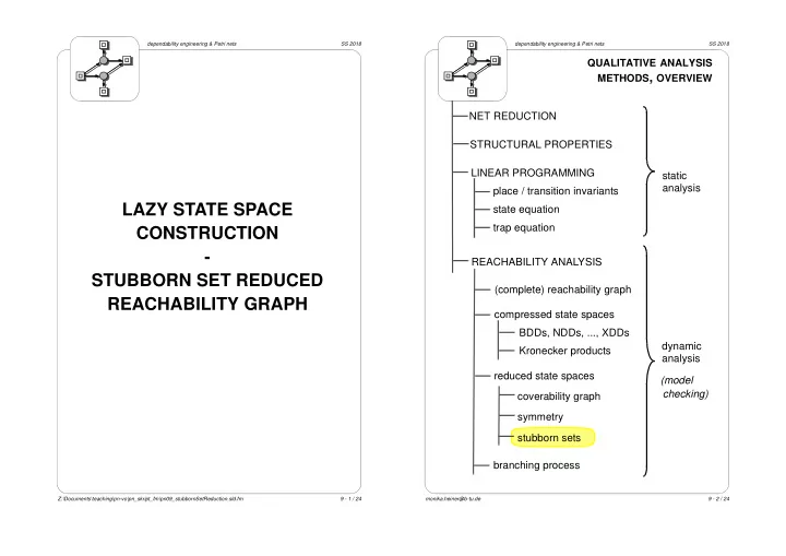lazy state space