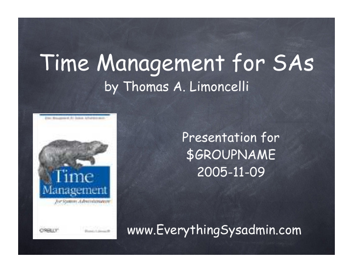 time management for sas
