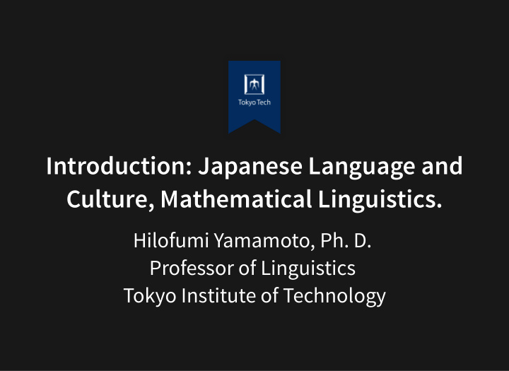 introduction japanese language and culture mathematical