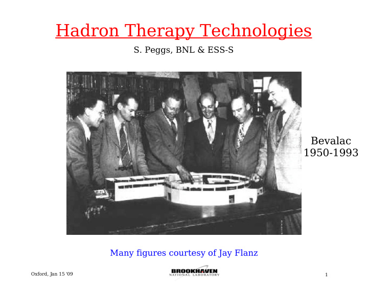 hadron therapy technologies