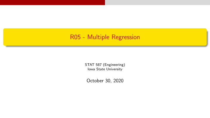 r05 multiple regression