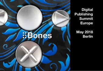 Digital  Publishing  Summit  Europe  May 2018  Berlin  The Milestone Concept  Credit card size