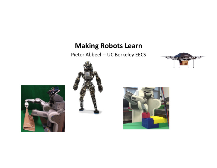 making robots learn