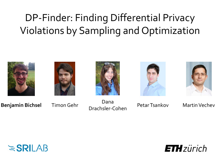 violations by sampling and optimization