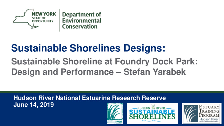 sustainable shorelines designs