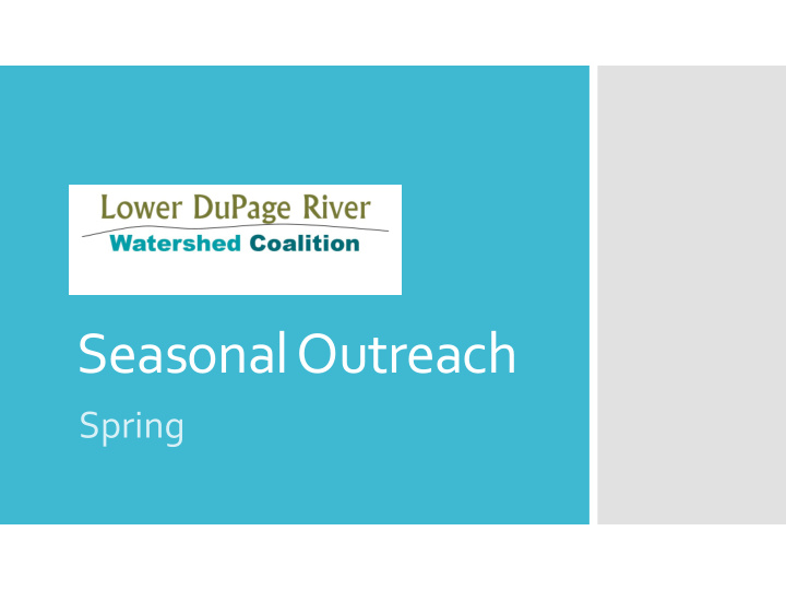 seasonal outreach