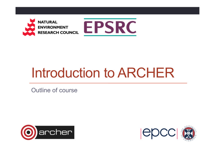 introduction to archer