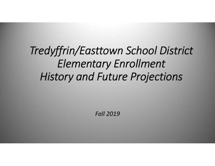 tredyffrin e edyffrin eas asttown school school di distri