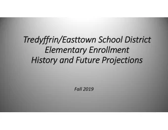 Tredyffrin/E  edyffrin/Eas asttown School School Di  Distri  rict ct  El  Elemen ementary En