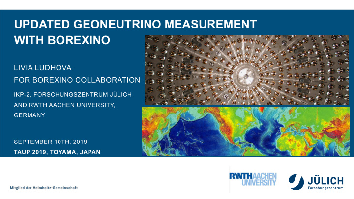 updated geoneutrino measurement with borexino