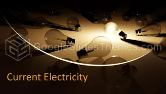 Electron Flow  The lamp in a circuit lights up because there are electrons moving from one