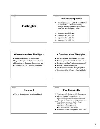 Flashlights  Flashlights  flashlight and they again make good contact  flashlight and they again