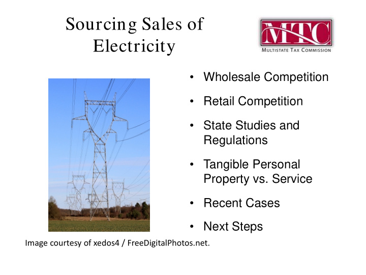 sourcing sales of electricity