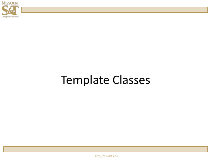 template classes